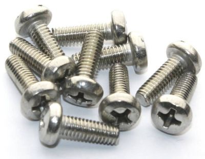 M4x12 Stainless Steel Panhead Machine Screw (10 Pcs Pack)