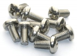 M4x8mm Stainless Steel Panhead Machine Screw (10 Pcs Pack) - Thumbnail