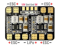 Matek Micro PDB w/ Bec 5V & 12V - Thumbnail