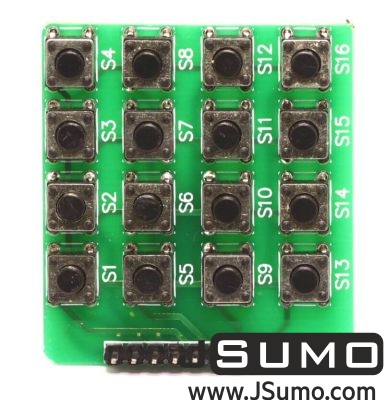 Jsumo - Matrix Button Keypad Module (4x4 Keypad) (1)