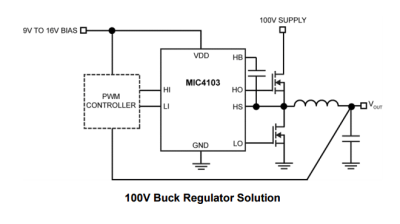 Microchip - MIC4104YM TTL Half Bridge Mosfet Driver IC (1)