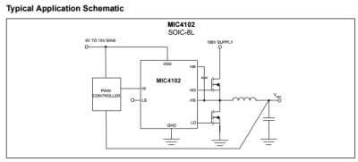 Microchip - MIC4102YM TTL Half Bridge Mosfet Driver IC (1)