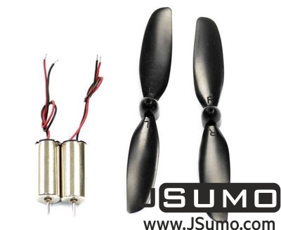  - Mini Coreless Motor With Propeller - Pair