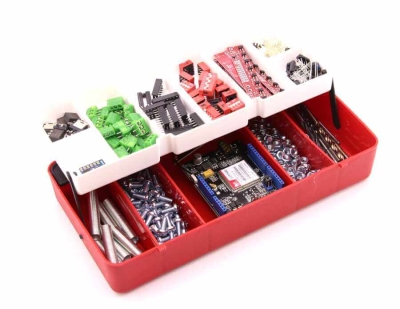 Jsumo - Mini Organizer Component Box (Red - 13 Compartment)
