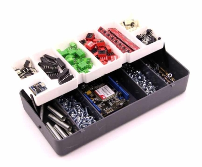 Jsumo - Mini Organizer Component Box (Grey - 13 Compartment)