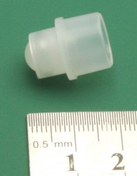 Mini Plastic Caster Wheel Pair - Thumbnail