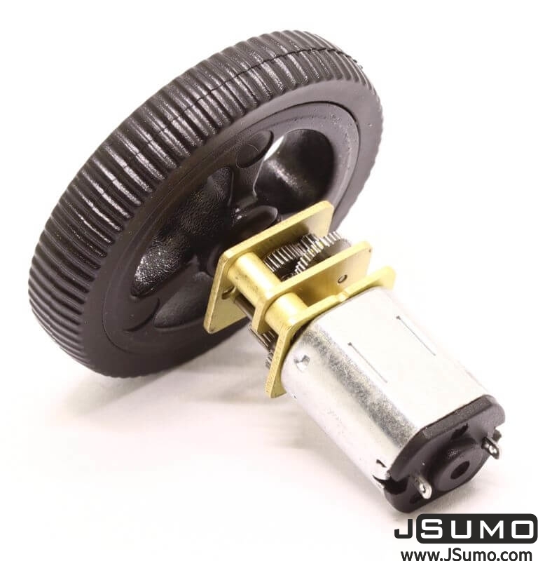 Mini Rubber Wheel 32x7mm Pair - Black