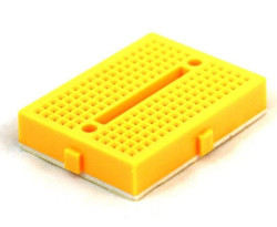 Mini Yellow Breadboard 170 Pinhole - Thumbnail