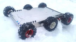 Mobile Explorer Robot 6WD (Mechanical Kit & No Electronics) - Thumbnail