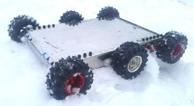 Jsumo - Mobile Explorer Robot 6WD (Mechanical Kit & No Electronics)