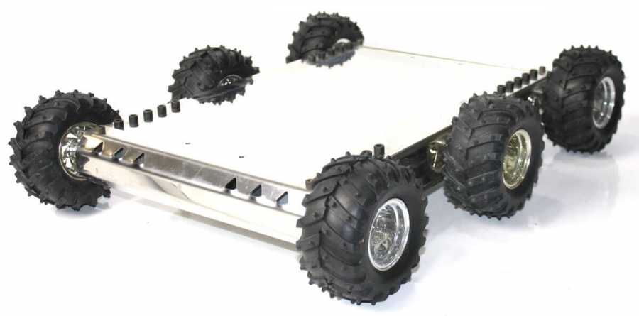 Mobile Explorer Robot 6WD (Mechanical Kit & No Electronics)