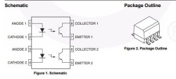 MOCD213R2M 2Ch. Soic Case Optocoupler - Thumbnail