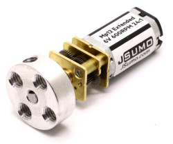 MP12 Extended Micro Gear Motor 6V 600RPM MP - Thumbnail