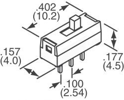 NKK Switches - NKK Micro DPDT Switch 0.1