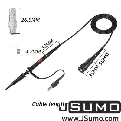 thumbnail image 2 of P2200 Universal Oscilloscope Probe - 100MHz/200MHz X10/X1 Kit With BNC Connector 2 of 13