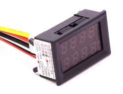 Panelmeter Voltmeter & Ammeter (4.5-30V & 10A) - Thumbnail