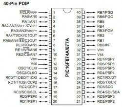 PIC16F877A General Usage Mcu 33 I/O - Thumbnail