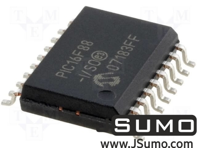 Microchip - PIC16F88 MICROCHIP SMD MCU (16 I/O)