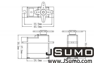 PowerHD - Power HD Mini Servo Motor HD-1160A - Analog (1)