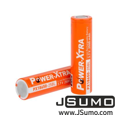  - Power Xtra 18650 3.7V 2500mah Li-Ion Rechargeable Cell