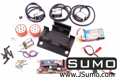 Jsumo - Predator Mini Sumo Robot Kit (Full Kit - Not Assembled) (1)