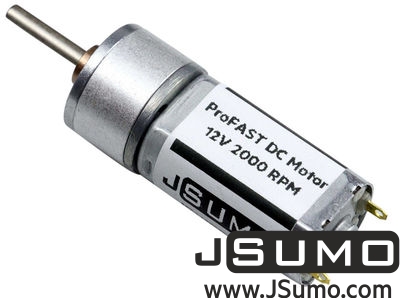 Jsumo - ProFast 12V 2000RPM Fast Gearmotor (1)