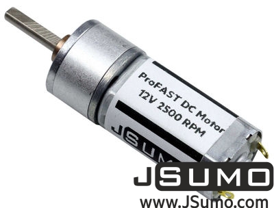 Jsumo - ProFast 12V 2500RPM Fast Gearmotor (1)