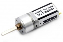 ProFast 12V 3000RPM Fast Gearmotor - Thumbnail