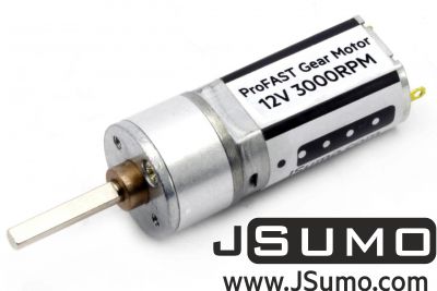 Jsumo - ProFast 12V 3000RPM Fast Gearmotor