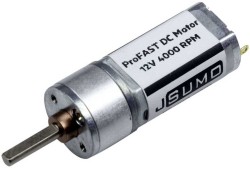 Jsumo - ProFast 12V 4000RPM Fast Gearmotor for Line Follower Robots