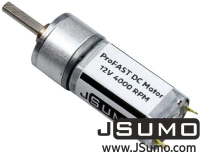 Jsumo - ProFast 12V 4000RPM Fast Gearmotor for Line Follower Robots (1)