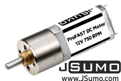 Jsumo - ProFast 12V 750RPM Fast Gearmotor