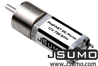 Jsumo - ProFast 12V 750RPM Fast Gearmotor (1)