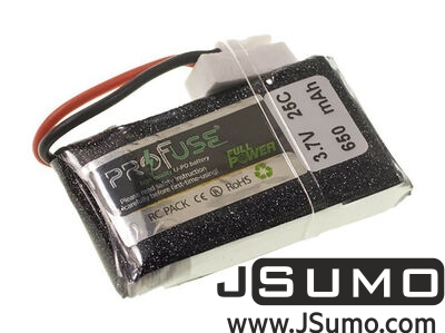  - Profuse 1S 3.7V 25C 650 Mah LiPo Battery