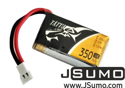  - Tattu 1S 3,7V 350mAh 25C LiPo Battery