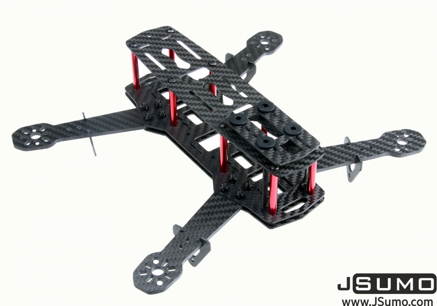 QAV250 Drone Chassis (Carbon Fiber Unassembled Kit)