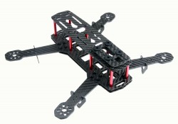 QAV250 Drone Chassis (Carbon Fiber Unassembled Kit) - Thumbnail