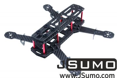 Jsumo - QAV250 Drone Chassis (Carbon Fiber Unassembled Kit) (1)