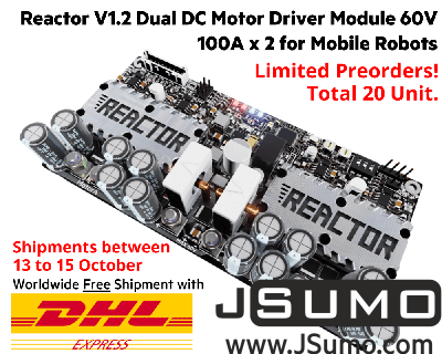 Jsumo - Reactor V1.2 Dual Motor Driver Preorder (Shipment 15 October)