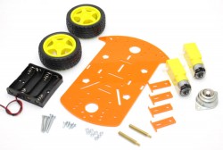 RoboMOD 2WD Mobile Robot Chassis Kit (Orange) - Thumbnail