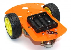 RoboMOD 2WD Mobile Robot Chassis Kit (Orange) - Thumbnail