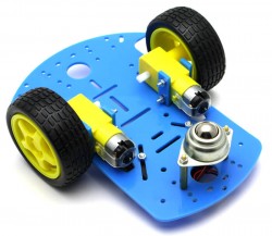 RoboMOD 2WD Mobile Robot Chassis Kit (Blue - Thumbnail