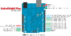 RoboShield Arduino Robot Shield (Assembled) - Thumbnail