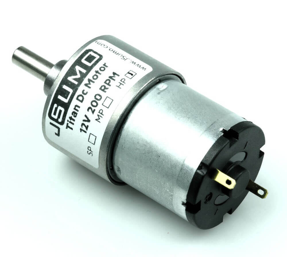 Titan Dc Gearhead Motor 12V 200 RPM (60:1) Price Jsumo