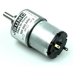 Titan Dc Gearhead Motor 12V 200 RPM (60:1) - Thumbnail