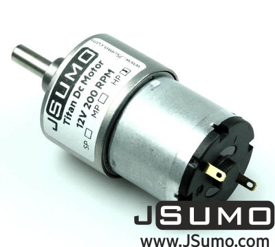 Jsumo - Titan Dc Gearhead Motor 12V 200 RPM (60:1) (1)