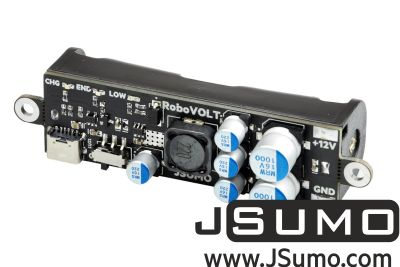 Jsumo - Robovolt 1S 18650 Battery to 12V OUT Step Up & Charger Module