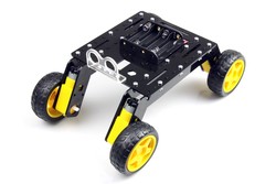 Rover 4WD Explorer Mobile Robot Chassis (Plexiglass Body) - Thumbnail