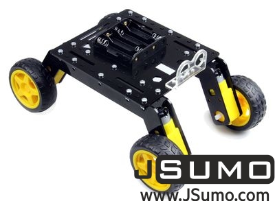 Jsumo - Rover 4WD Explorer Mobile Robot Chassis (Plexiglass Body)