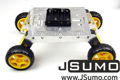 Jsumo - Rover 4WD Explorer Mobile Robot Chassis (Aluminum Body) (1)